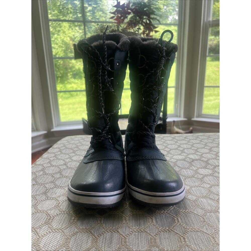 JBU by Jambu Chilly Navy Blue Water Resistant Faux Fur Winter Duck Boots 10M - Picture 4 of 11